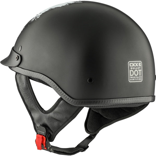 CKX-HELM BULLET LULL BK/WH GLOSS 2XL 517256