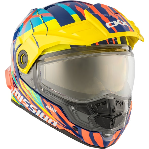 CKX-HELM MISSION EDL CLAW BL/RD/YE GLOSS 3XL 518107