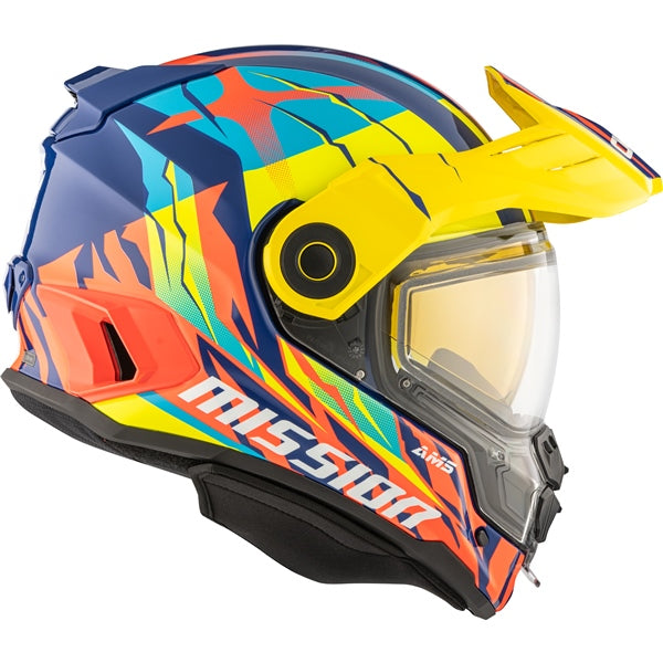CKX-HELM MISSION EDL CLAW BL/RD/YE GLOSS 3XL 518107