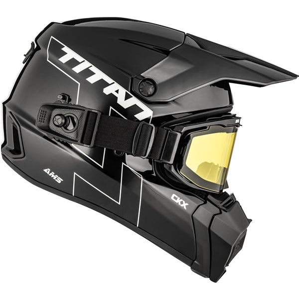 CKX-HELM TITAN AMS EDL SOLID BK GLOSS 3XL 518187