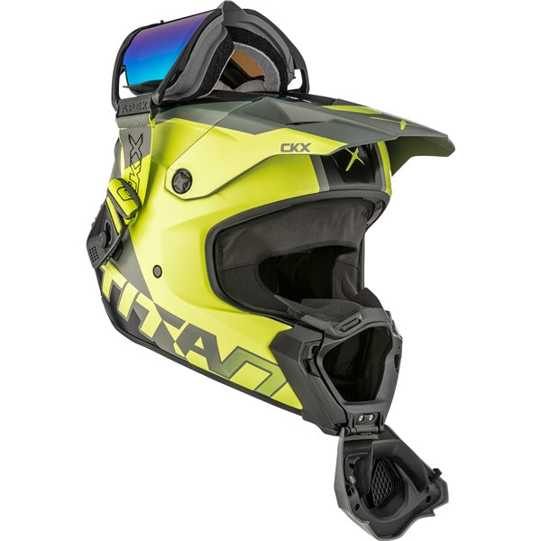 CKX-HELM TITAN AMS DL NUNAVUT LIME MAT 3XL 518277