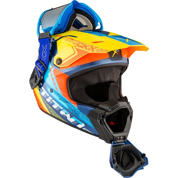 CKX-HELM TITAN AMS DL CONCORDIA BL/YE/RD 3XL 518327