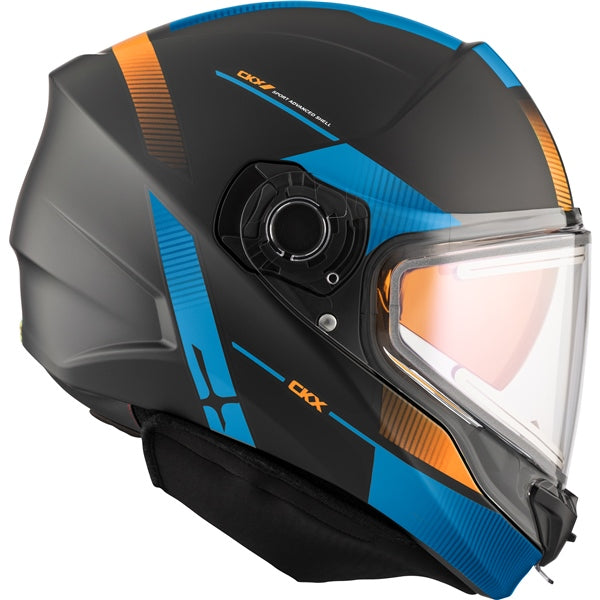 CKX-HELM CONTACT EDL EDGE BL/OG MAT 3XL 518727