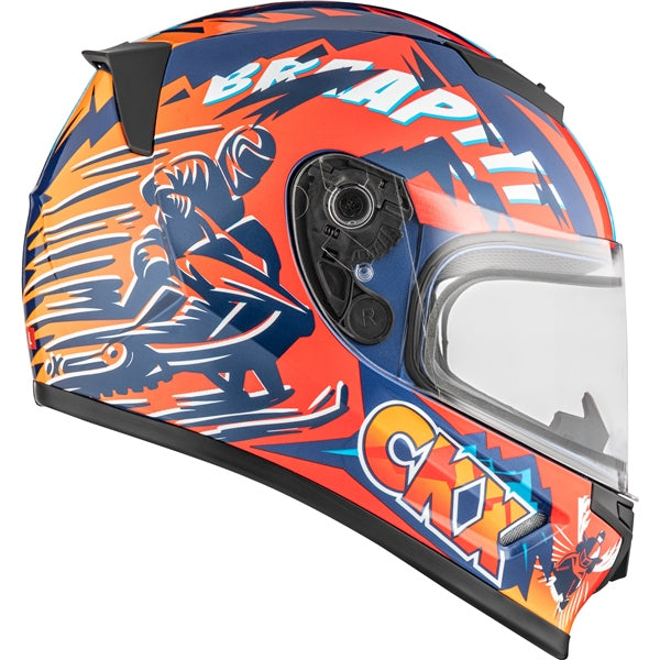 CKX-HELM RR24Y DL SLEEDER OG/RD GLOSS XL 518734