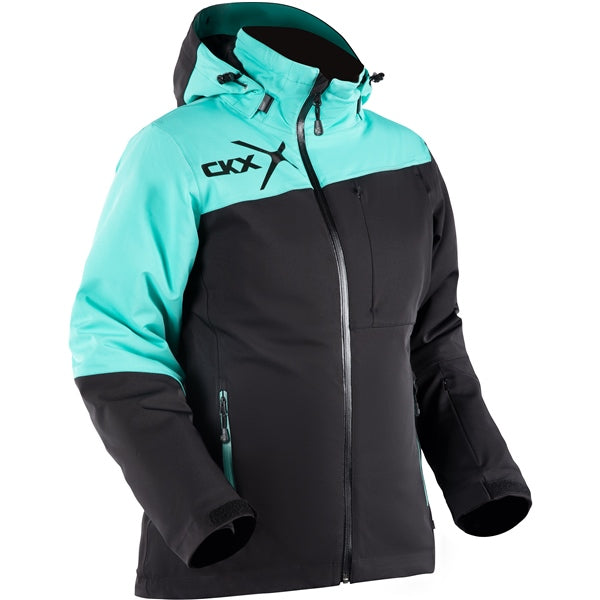 CKX-JACKET ALASKA WOM BK/TUR M W23-03-BLK&TUQS M