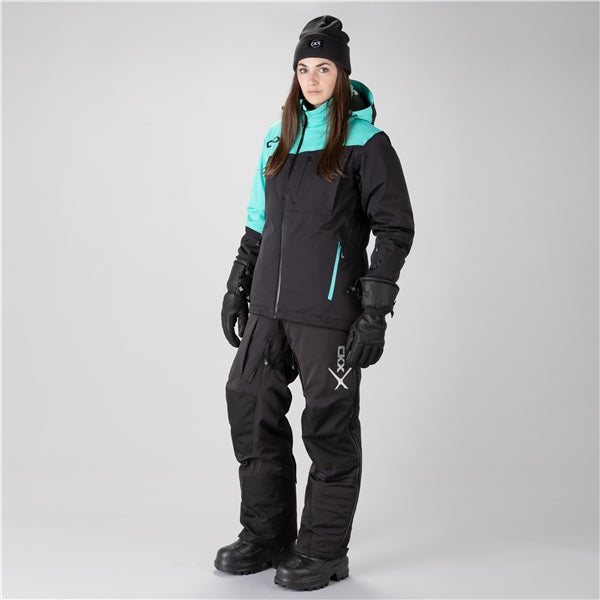 CKX-JACKET ALASKA WOM BK/TUR M W23-03-BLK&TUQS M