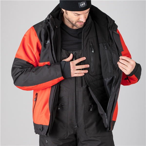 CKX-JACKET CONQUER MEN SCARLET 3XL M25-03-SCLT 3XL