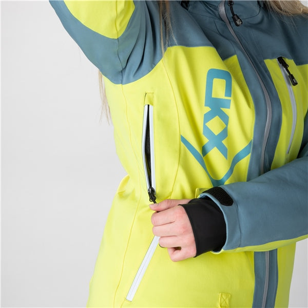 CKX-JACKET ALASKA WOM TPSY/LIME 2XL W26-03-TASY/LIM 2XL