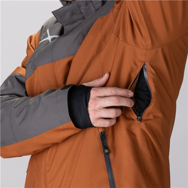 CKX-JACKET CONQUER MEN PECAN/GY 3XL M25-03-PEN / GRY 3XL