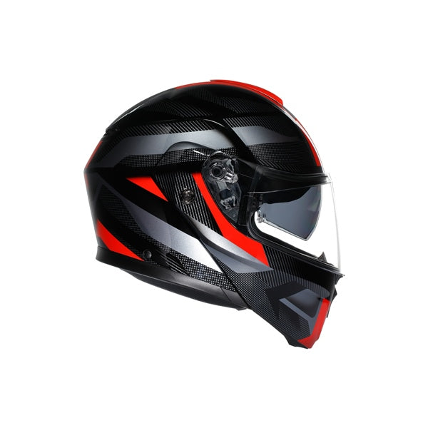 AGV-HELM S-MODULAR LEDRO BK/RD 2XL 2118296001-015-XXL 8051019895486