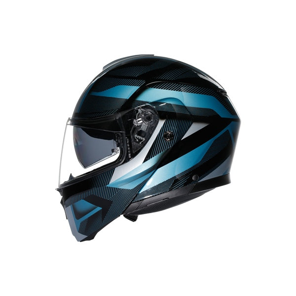 AGV-HELM S-MODULAR LEDRO MAT BK/POWDE BL 2XL 2118296001-017-XXL 8051019895608