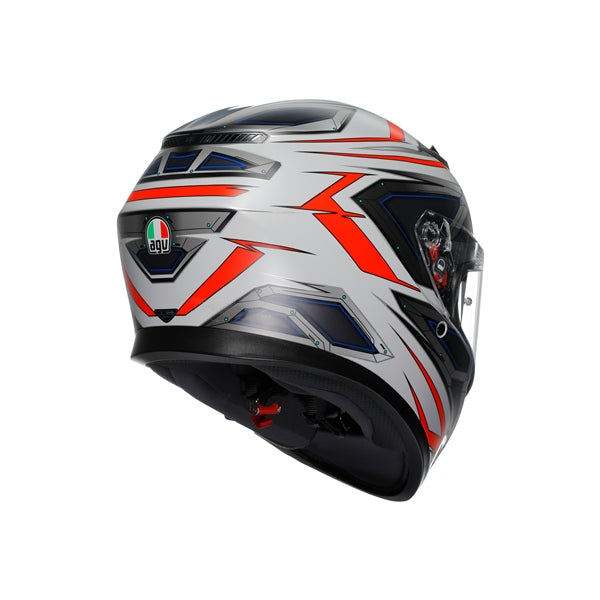 AGV-HELM K3 SPACE MAT WH/FLUO RD 2XL 2118381001-020-XXL 8051019910837