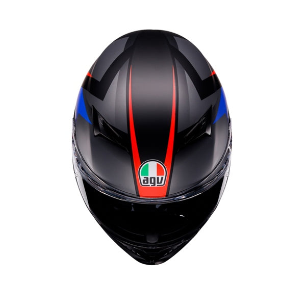 AGV-HELM K3 STRIGA MAT BK/BL/RD 2XL 2118381001-024-XXL 8000958376549