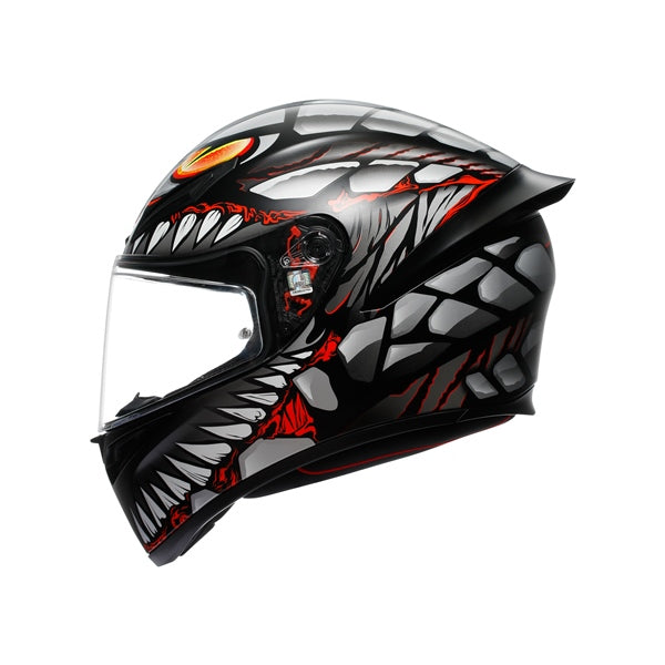 AGV-HELM K1 S LYZARD MAT BK/GY/RD 2XL 2118394001-044-XXL 8051019872746