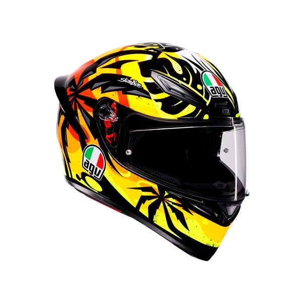 agv k1 canada K1-S Soleluna 2021 Replica Motorcycle Helmet - XS (53-54cm) - Blue/orange/yellow The sporty road helmet for every day AGV - K1 S Full