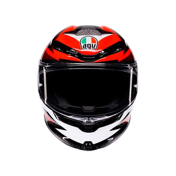 AGV-HELM K6 S BRAVEN BK/RD/WH 2XL 2118395015-029-XXL 8000958412247