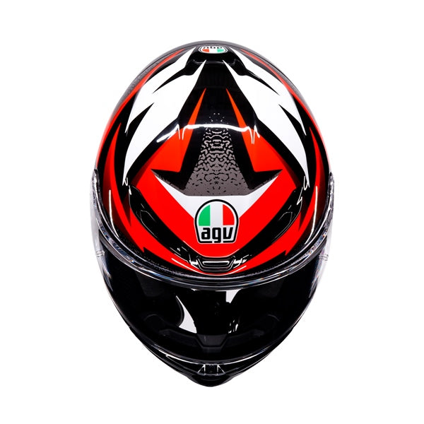 AGV-HELM K6 S BRAVEN BK/RD/WH 2XL 2118395015-029-XXL 8000958412247