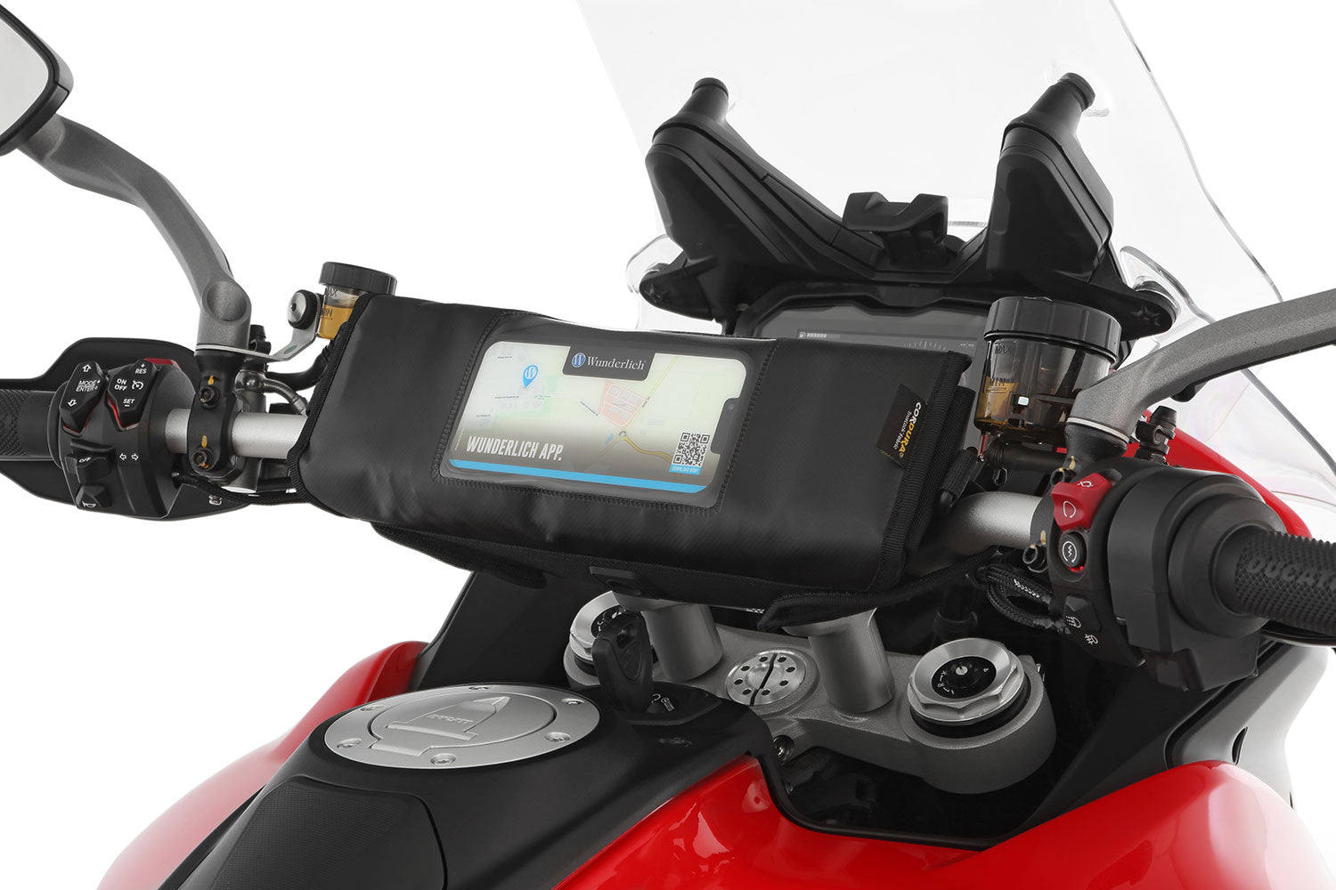 Wunderlich Handlebar bag BARBAG MEDIA waterproof - complete your BMW ✔ Premium components ✔ Integrated design ➜ Order now