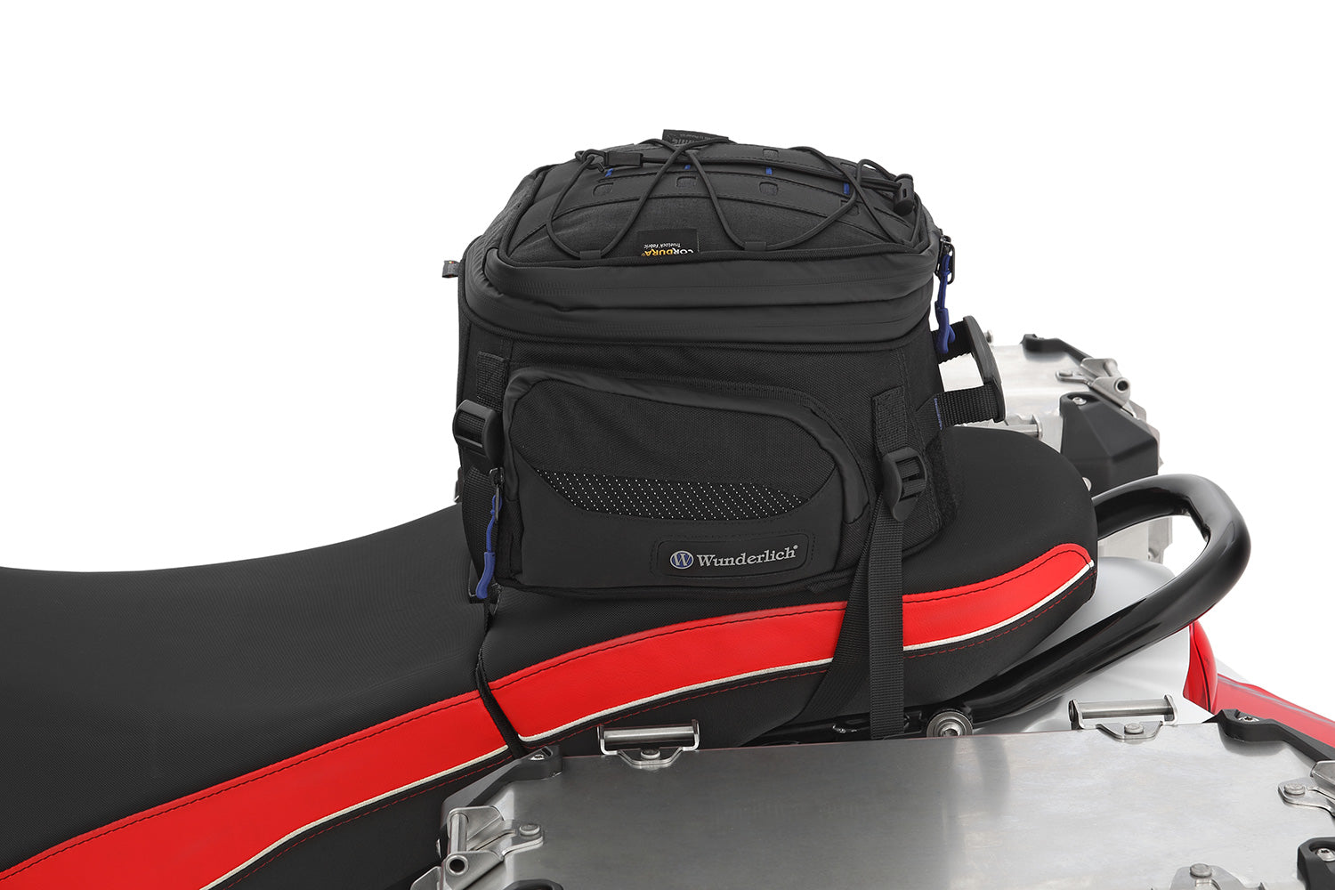 Multifunctional compact bag for the seat or luggage carrier