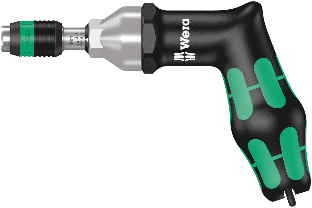 Wera Tools - Series 7400 Kraftform pistol handle, adjustable torque screwdrivers (3.0-8.8 Nm) with Rapidaptor quick-release chuck
