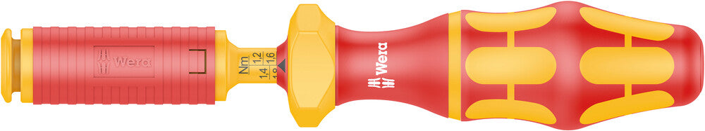 Wera Tools - Series 7400 VDE Kraftform adjustable torque handle (0.3-3.5 Nm)