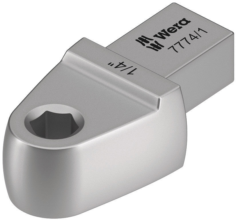 Wera Tools - 7774/1 Bit adapter insert, 1/4", 9x12 mm