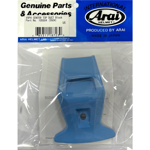 Arai-DUCT CENTER TOP VXP4 BLOCK ARAI 10-5504 685311187239