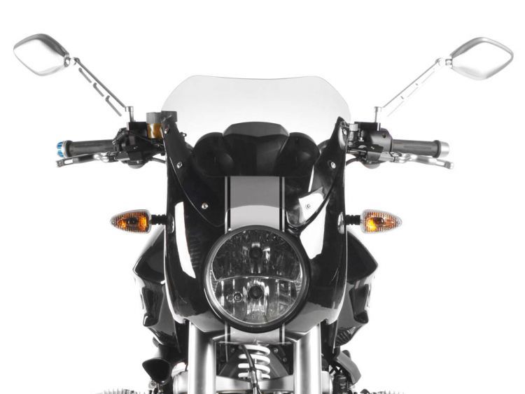 Night Black Classic-Trophy” Cockpit Fairing for R1200R is a classic styled half-fairing, made of strong ABS. Inspired by R90S