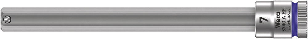 Wera Tools - 8740 A HF Zyklop bit socket with holding function, 1/4" drive
