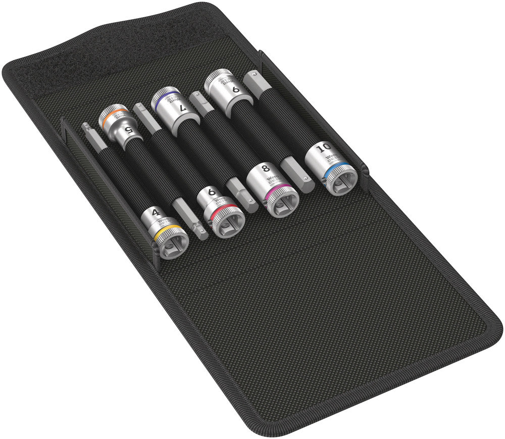 Wera Tools - 8740 B HF 1 Zyklop bit socket set with holding function, 3/8" drive