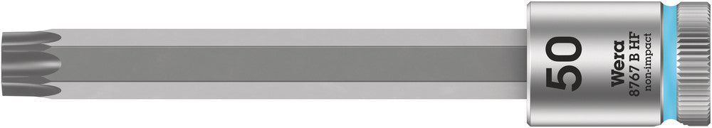 Wera Tools - 8767 B HF TORX® Zyklop bit socket with holding function, 3/8" drive