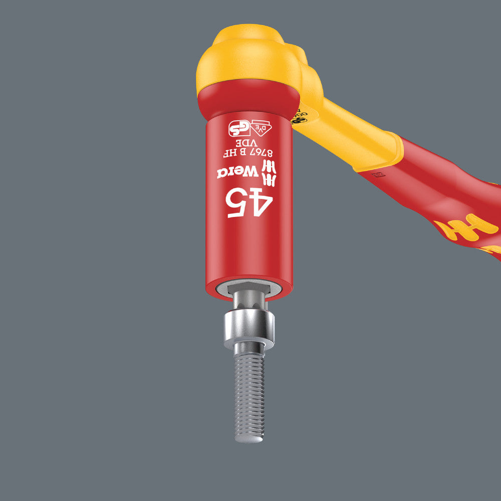 Wera Tools - 8767 B VDE HF TORX® Zyklop bit socket, insulated, with holding function, 3/8" drive