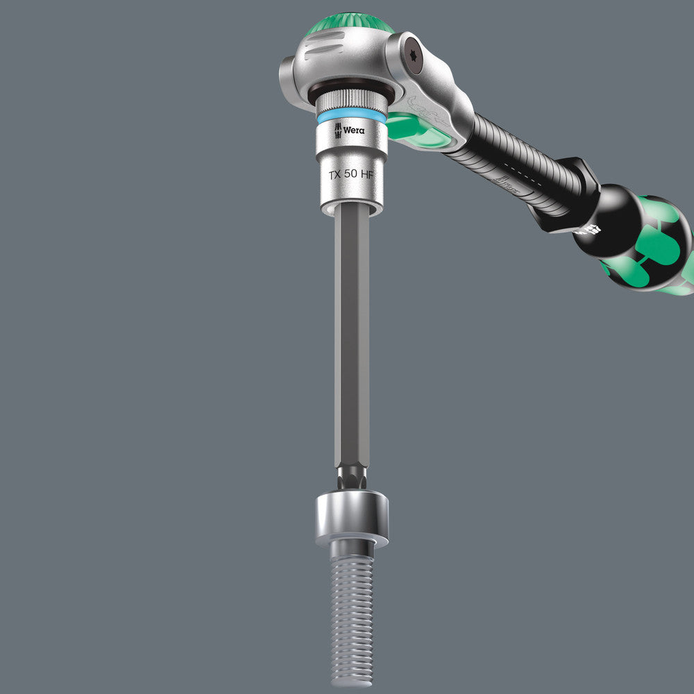 Wera Tools - 8767 C TORX® HF 3 Zyklop bit socket set with 1/2" drive, with holding function