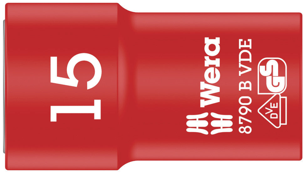 Wera Tools - 8790 B VDE Zyklop 3/8" socket, insulated