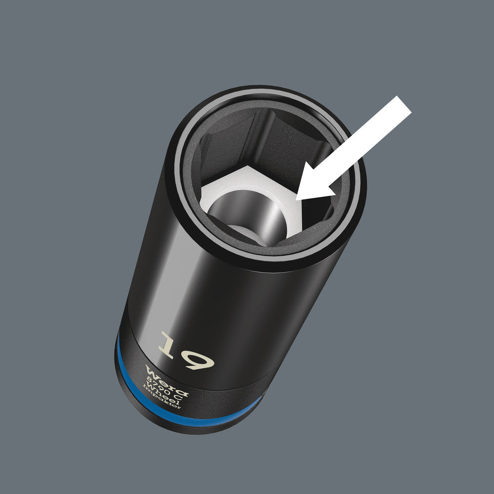 Wera Tools - 8790 C Wheel Impaktor Socket with 1/2" drive