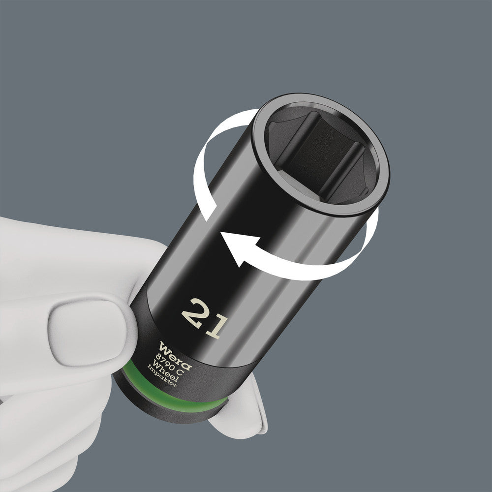 Wera Tools - 8790 C Wheel Impaktor Socket with 1/2" drive