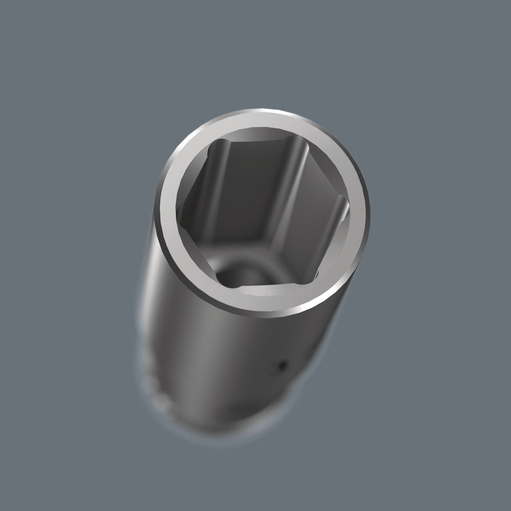 Wera Tools - Magnetic socket rail A Deep 1 socket set, 1/4" drive