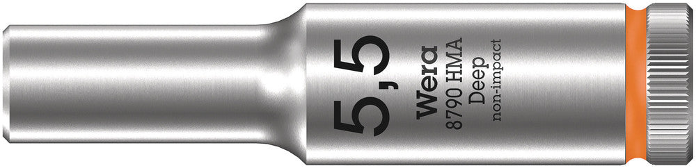 Wera Tools - 8790 HMA Deep 1/4" socket