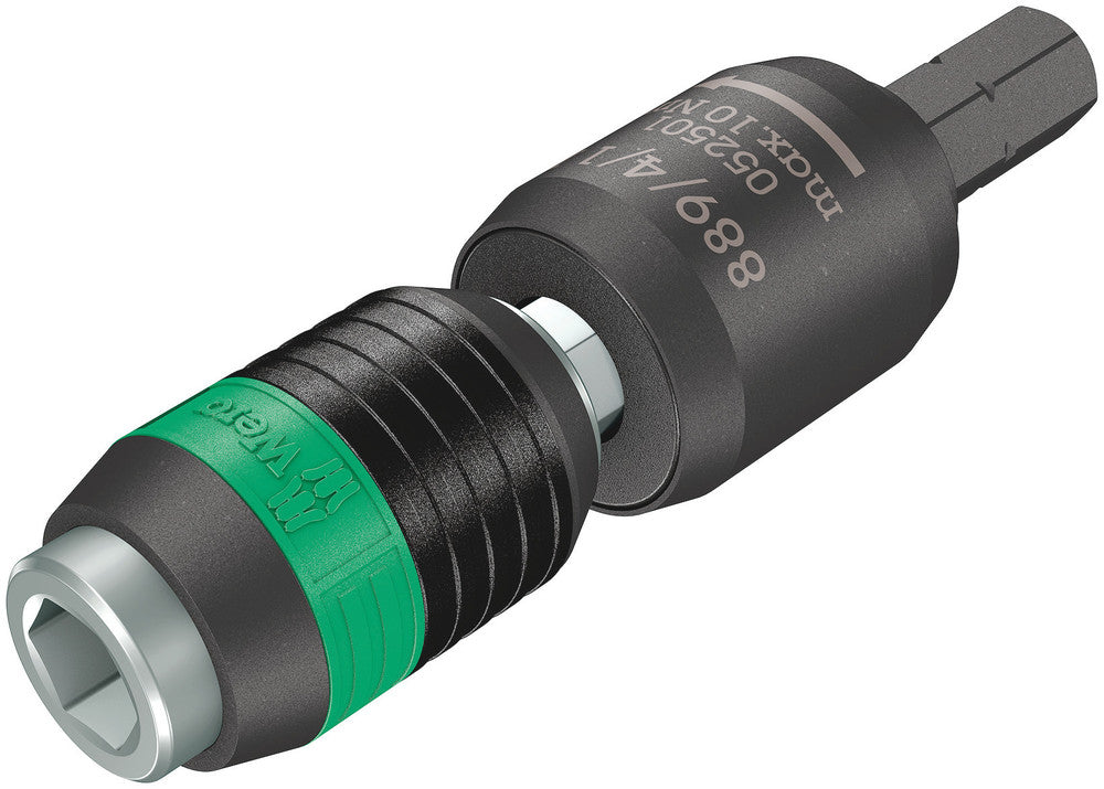 Wera Tools - 889/4/1 F Rapidaptor free-running bit holder for torque screwdrivers with pistol handle