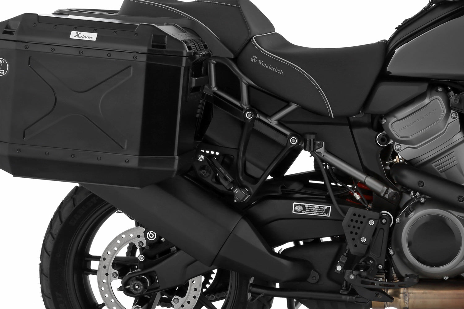 Reliably protects pillion rider's legs and feet from swirling spray and road debris on rainy rides, increasing comfort