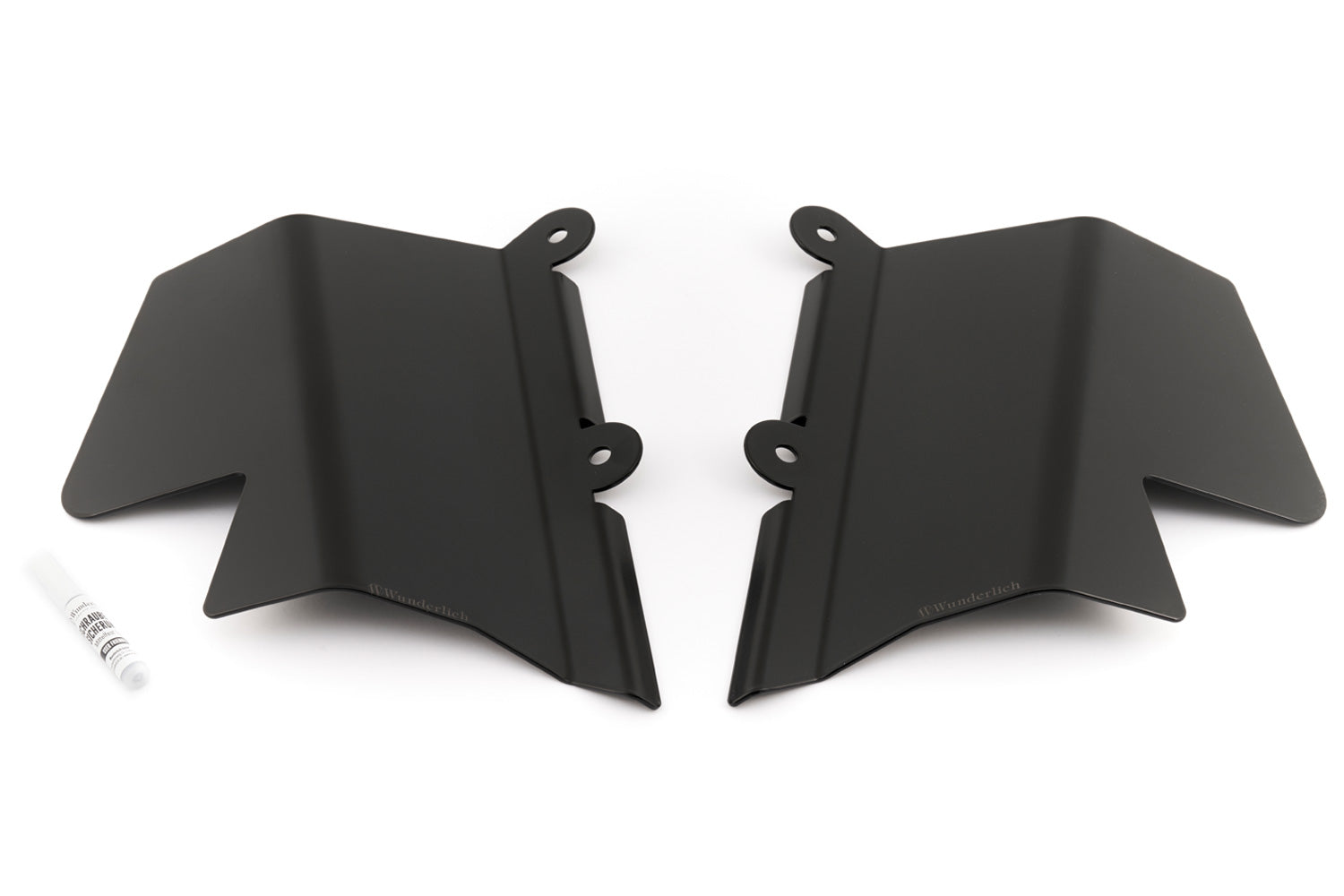 Reliably protects pillion rider's legs and feet from swirling spray and road debris on rainy rides, increasing comfort