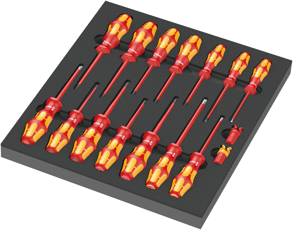 Wera Tools - 9711 Foam insert VDE screwdriver set 1