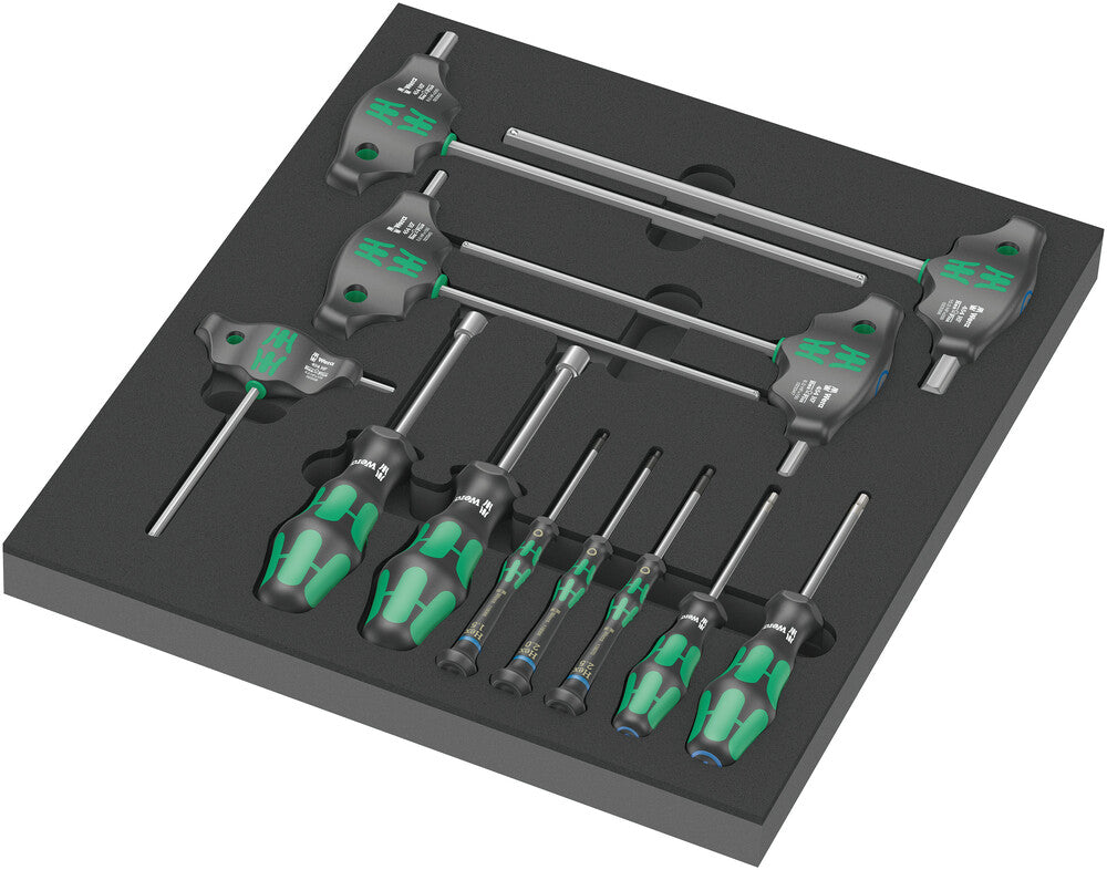 Wera Tools - 9713 Foam insert Hex screwdriver set 1
