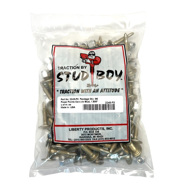 StudBoy-PWR POINT CARB. STUD 1.5` QTY96 (L.NUT) 2248-P3