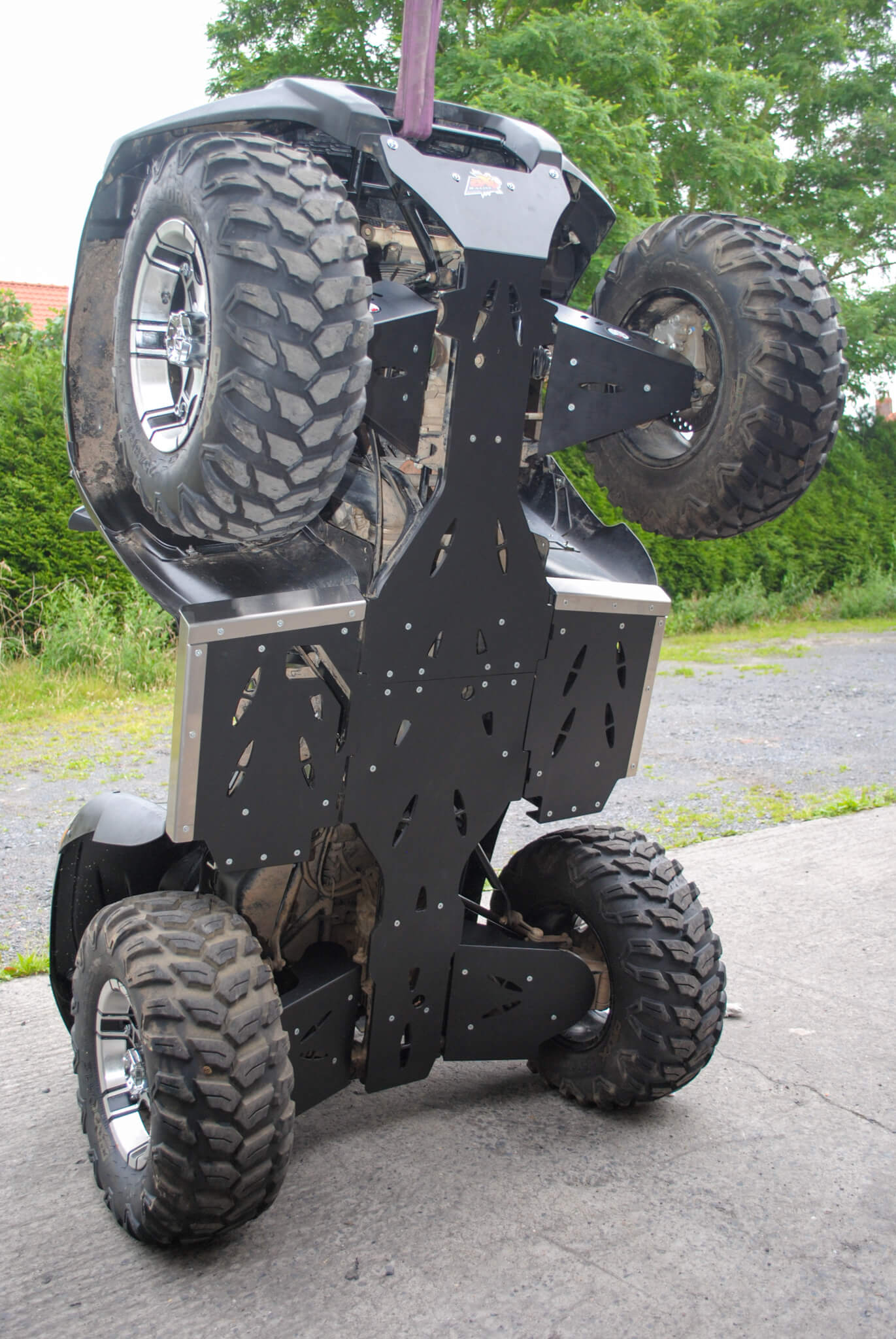 AXP Racing - Full Frame Skid Plate HDPE (10mm Thick) for Kawasaki KVF750 2012-2020