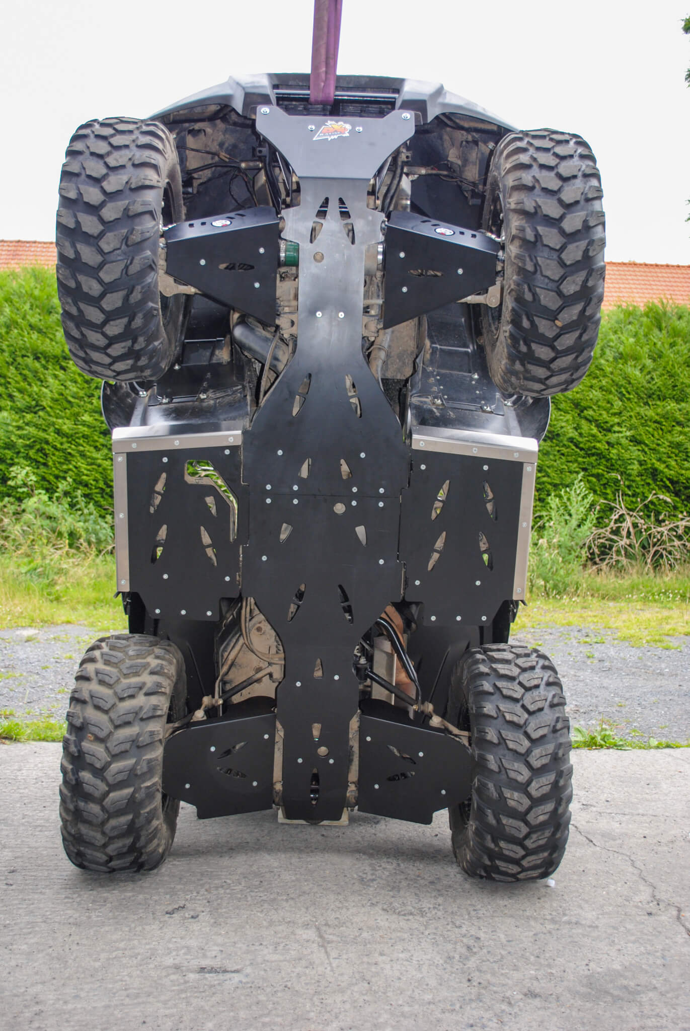 AXP Racing - Full Frame Skid Plate HDPE (10mm Thick) for Kawasaki KVF750 2012-2020