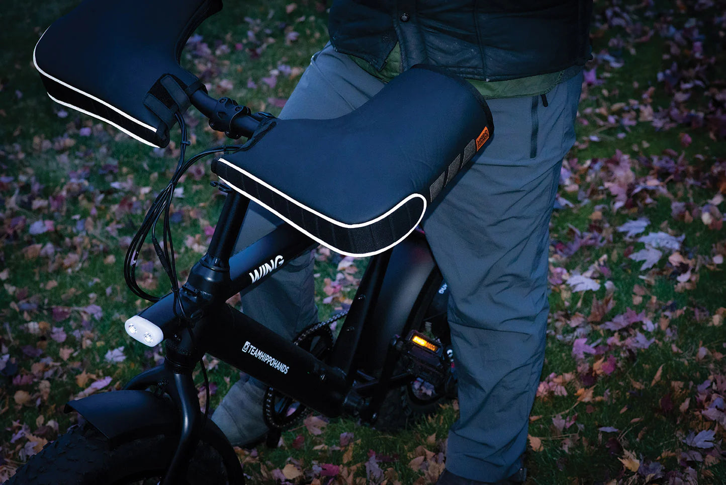 Hippo Hands - 'Cascade' Hand Warmer Covers, for E-Bike and Mountain Bikes