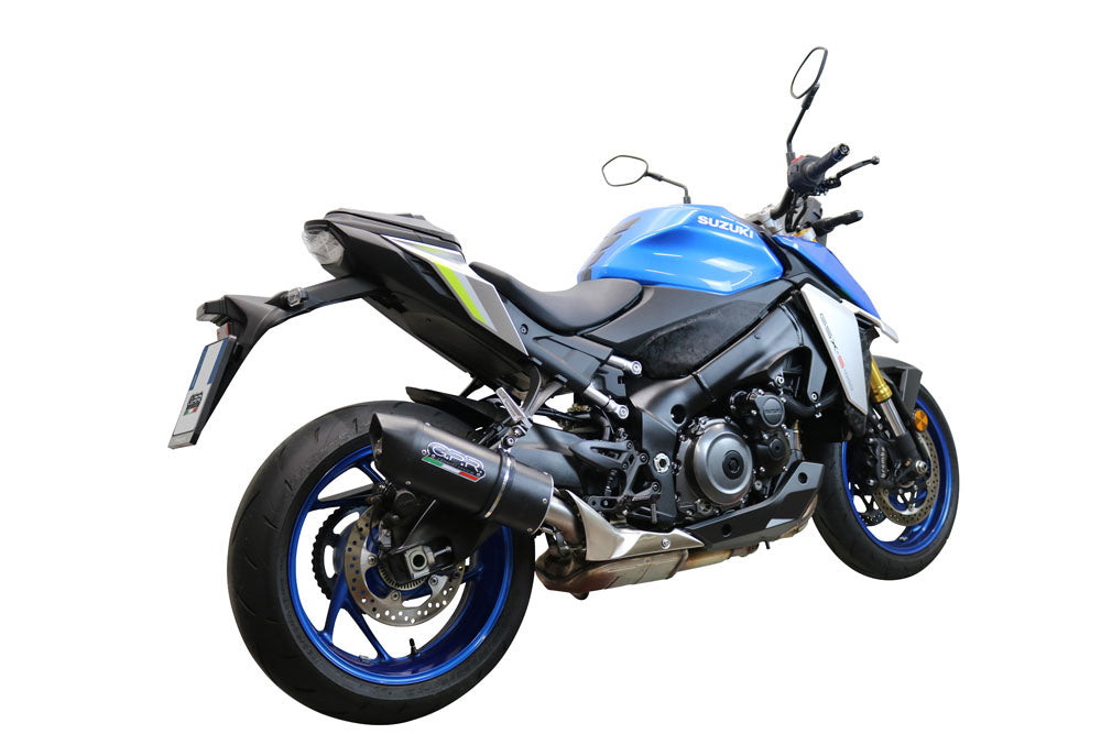 GPR-Exhaust---Furore-Evo4-Nero-Slip-on-for-Gsx-S-1000-GT-from-2017-to-2020-dB-Killer-Link-Pipe
