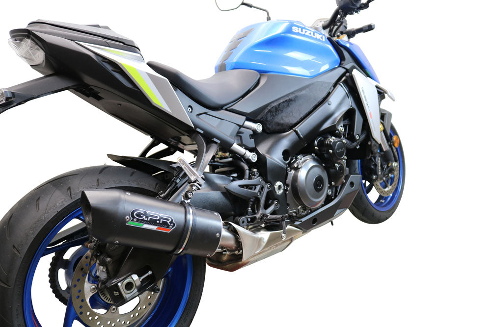 GPR-Exhaust---Furore-Evo4-Nero-Slip-on-for-Gsx-S-1000-GT-from-2017-to-2020-dB-Killer-Link-Pipe
