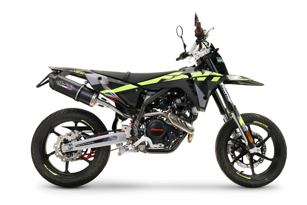 GPR-Exhaust---Furore-Evo4-Nero-Slip-on-for-XMF-125-from-2025-to-2026-dB-Killer-Link-Pipe-Catalyst